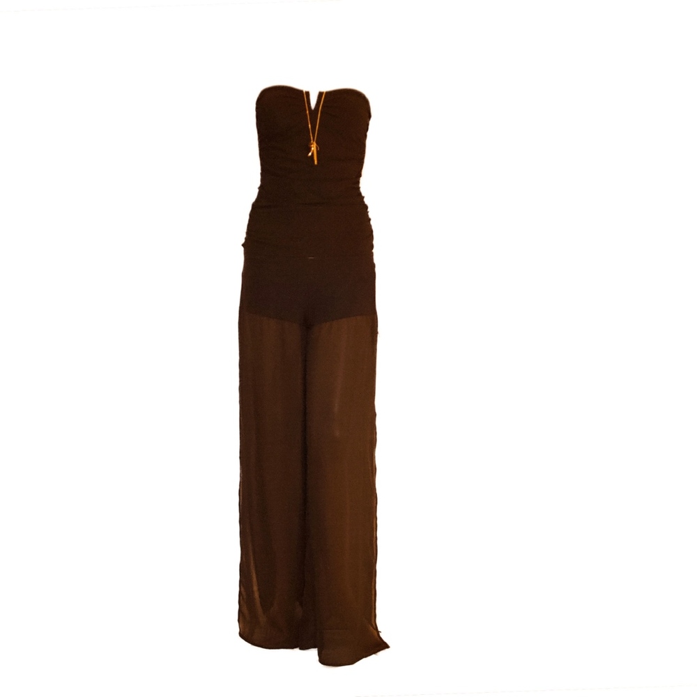 Guideon Oberaon Wide Leg Sheer Swim Cover Up Pant